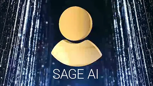 Thumbnail for the SAGE AI video.